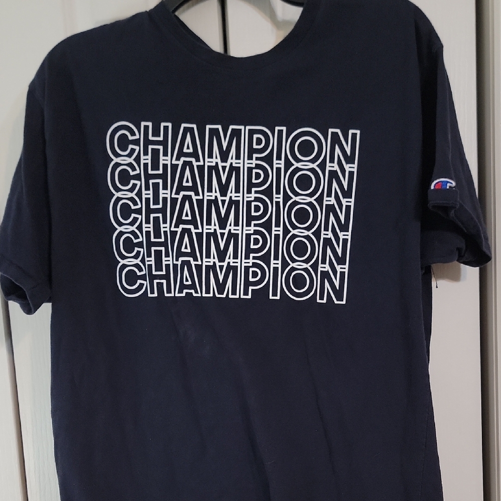 Champion Black Graphic Tee